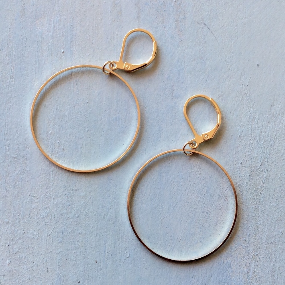 Gold Plated Sundance Charm Earrings